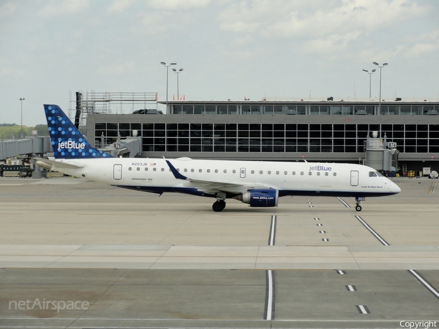 JetBlue Airways Embraer ERJ-190AR (ERJ-190-100IGW) (N203JB) | Photo 76827
