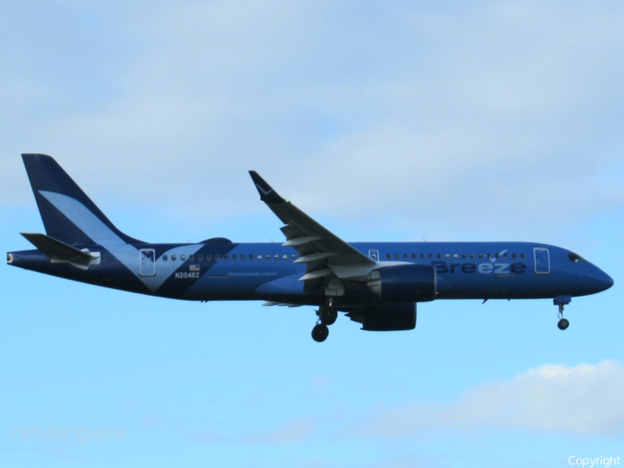 Breeze Airways Airbus A220-300 (N204BZ) | Photo 660907
