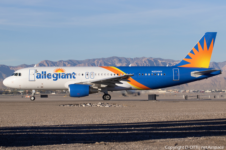 Allegiant Air Airbus A320-214 (N204NV) | Photo 554941