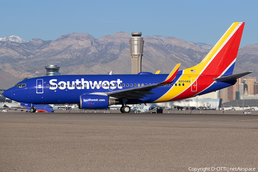 Southwest Airlines Boeing 737-7H4 (N204WN) | Photo 555002
