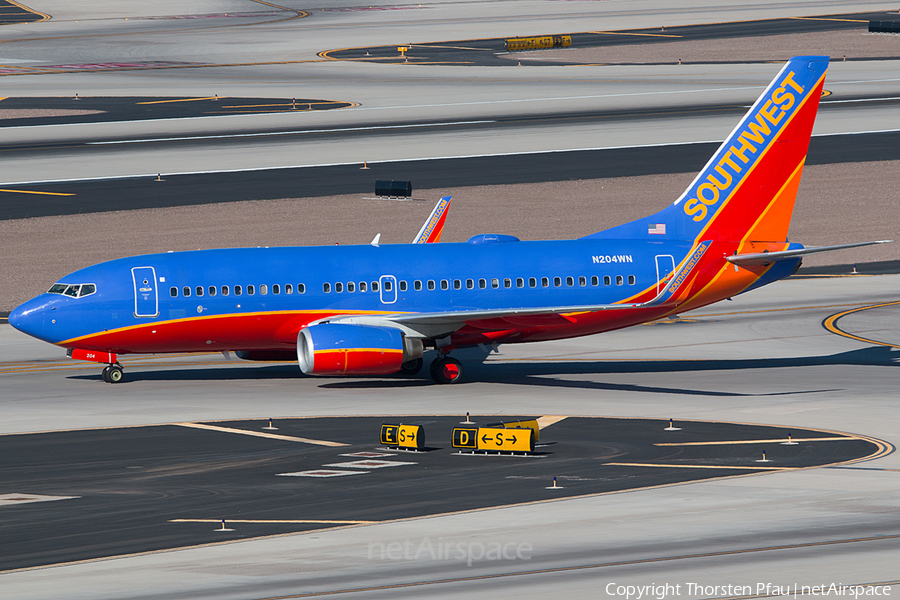 Southwest Airlines Boeing 737-7H4 (N204WN) | Photo 61452
