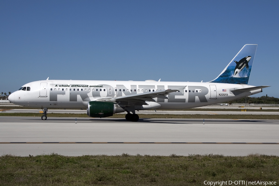 Frontier Airlines Airbus A320-214 (N205FR) | Photo 430136