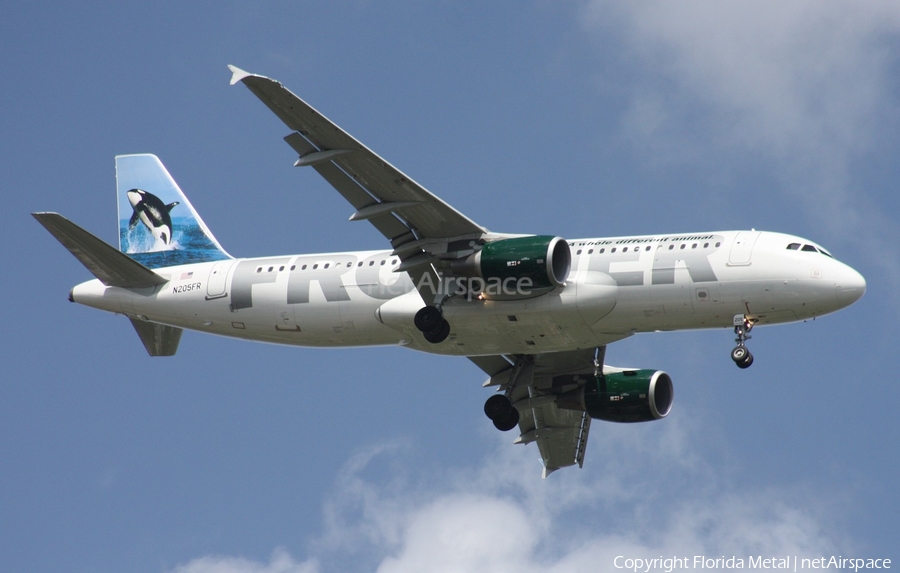 Frontier Airlines Airbus A320-214 (N205FR) | Photo 300155