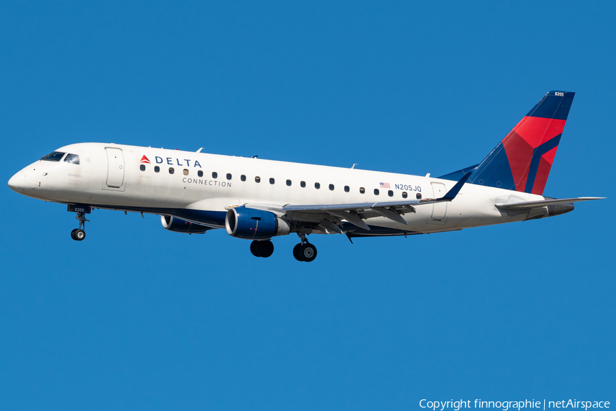 Delta Connection (Republic Airlines) Embraer ERJ-175LR (ERJ-170-200LR) (N205JQ) | Photo 587402