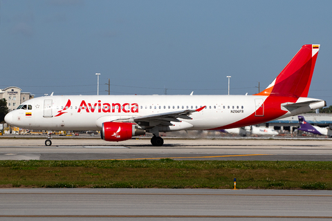 Avianca Airbus A320-214 (N206FR) at  Miami - International, United States