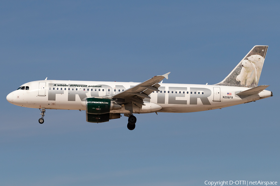 Frontier Airlines Airbus A320-214 (N206FR) | Photo 196927
