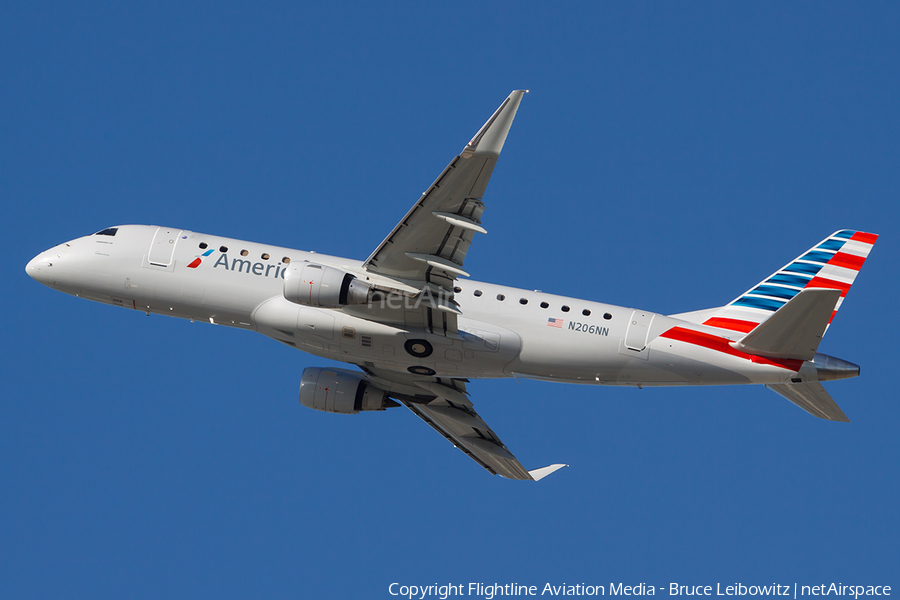 American Eagle (Compass Airlines) Embraer ERJ-175LR (ERJ-170-200LR) (N206NN) | Photo 104220