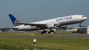 United Airlines Boeing 777-222(ER) (N206UA) at  Brussels - International, Belgium