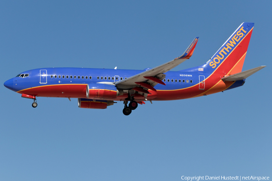 Southwest Airlines Boeing 737-7H4 (N206WN) | Photo 479265