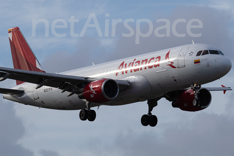 Avianca Airbus A320-214 (N207FR) at  Miami - International, United States