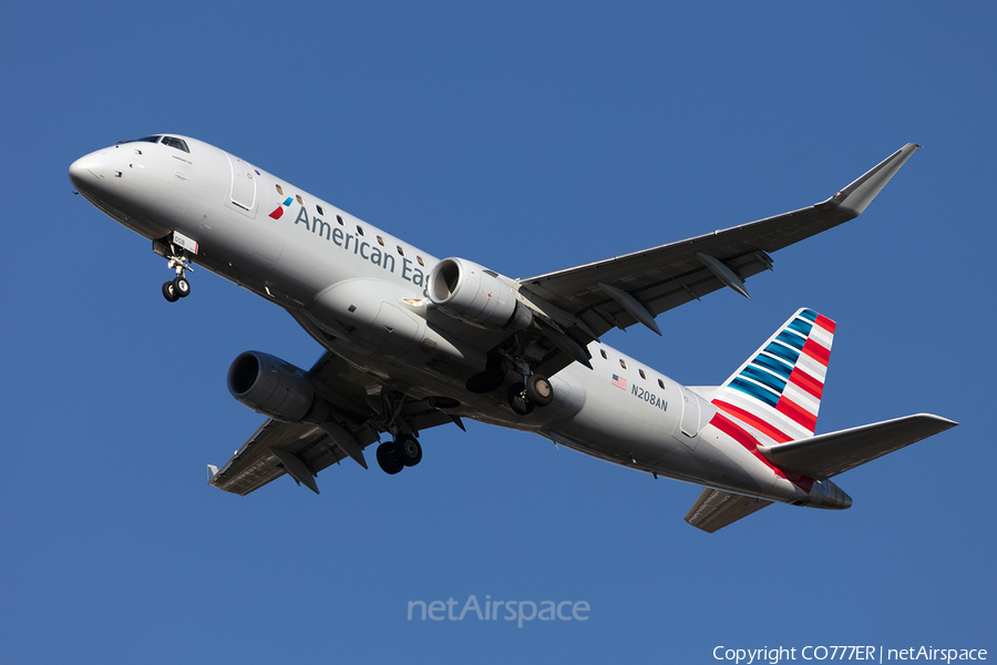 American Eagle (Compass Airlines) Embraer ERJ-175LR (ERJ-170-200LR) (N208AN) | Photo 506182
