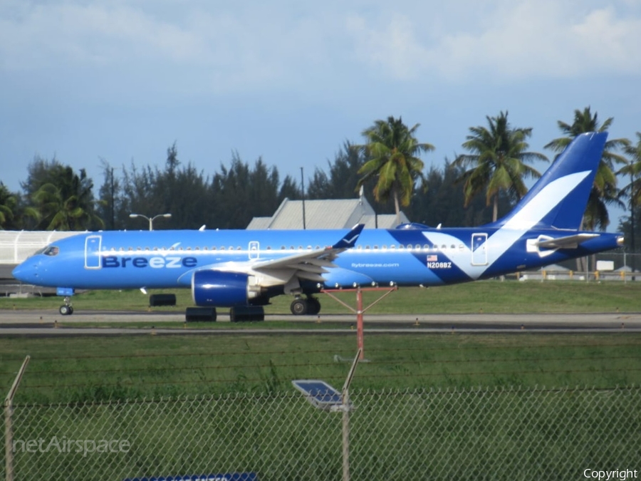 Breeze Airways Airbus A220-300 (N208BZ) | Photo 660904