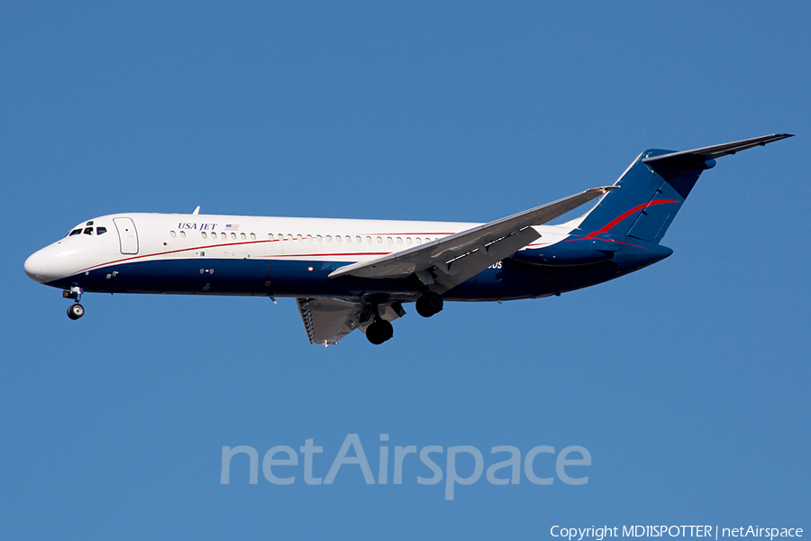 USA Jet Airlines McDonnell Douglas DC-9-32F (N208US) | Photo 393357