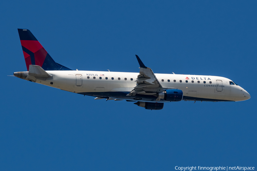 Delta Connection (Republic Airlines) Embraer ERJ-175LR (ERJ-170-200LR) (N209JQ) | Photo 587378