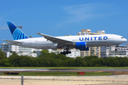 United Airlines Boeing 777-222 (N210UA) at  San Juan - Luis Munoz Marin International, Puerto Rico