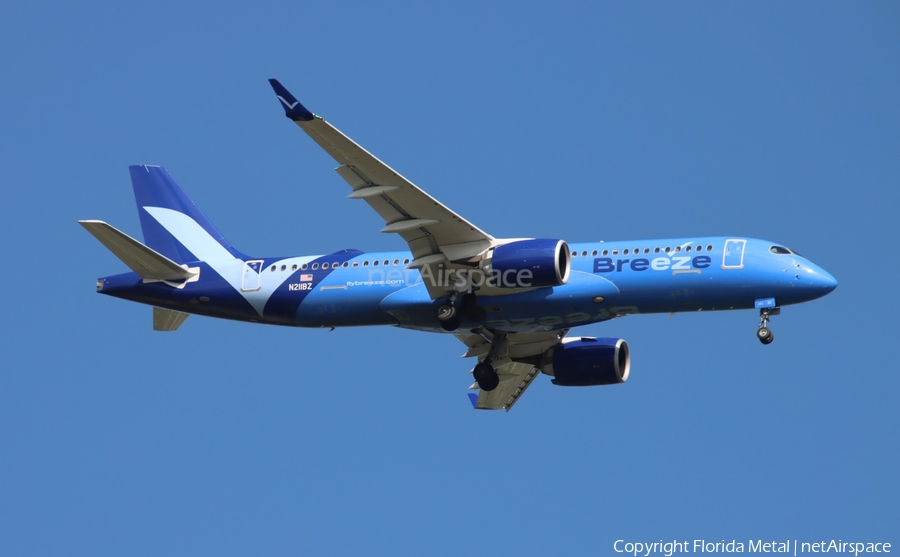 Breeze Airways Airbus A220-300 (N211BZ) | Photo 616461