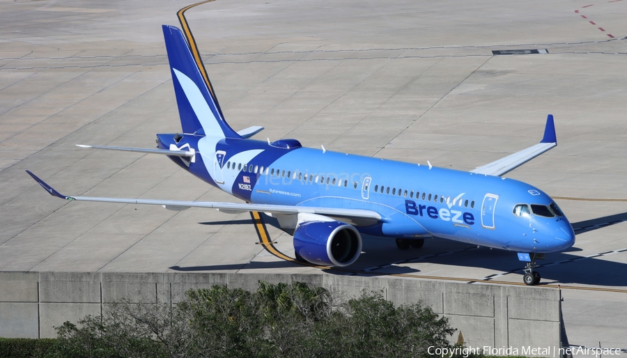 Breeze Airways Airbus A220-300 (N211BZ) | Photo 621074