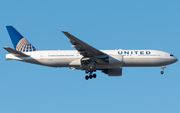 United Airlines Boeing 777-222 (N211UA) at  Madrid - Barajas, Spain