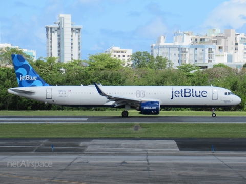 JetBlue Airways Airbus A321-271NX (N2142J) at  San Juan - Luis Munoz Marin International, Puerto Rico
