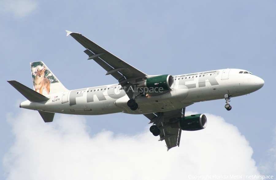 Frontier Airlines Airbus A320-214 (N214FR) | Photo 300165