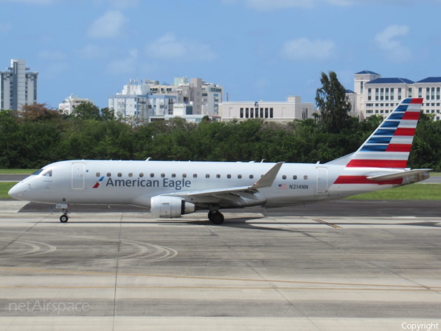 American Eagle (Compass Airlines) Embraer ERJ-175LR (ERJ-170-200LR) (N214NN) | Photo 673493
