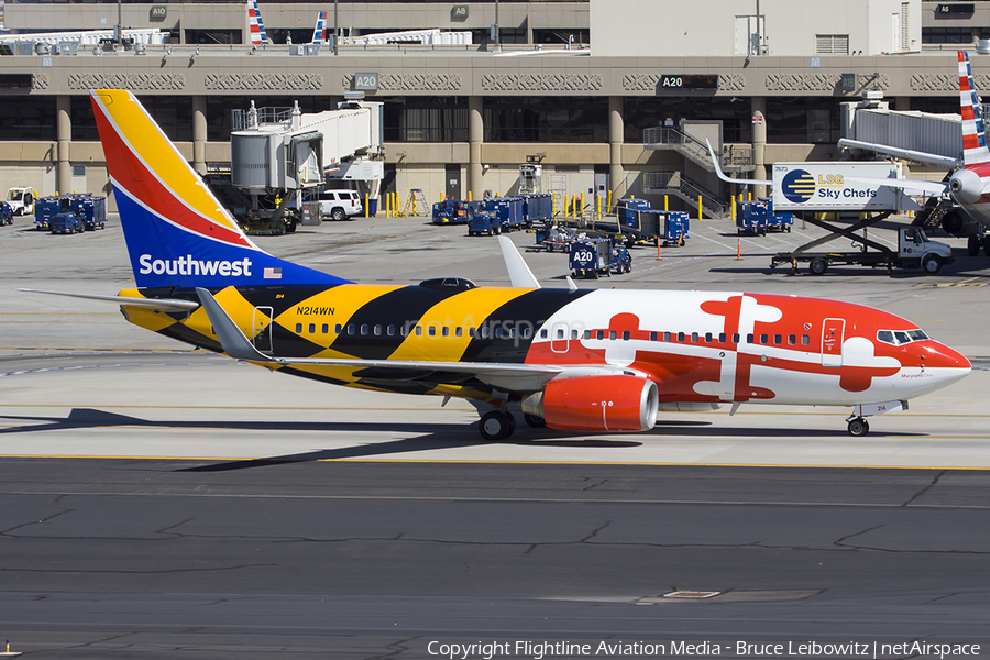 Southwest Airlines Boeing 737-7H4 (N214WN) | Photo 519998