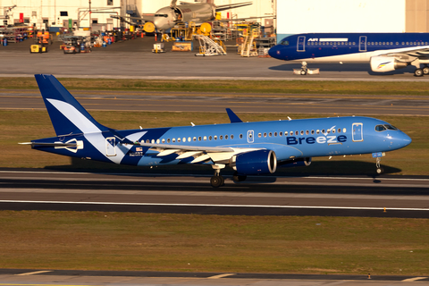 Breeze Airways Airbus A220-300 (N215BZ) at  Tampa - International, United States