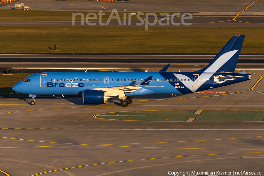 Breeze Airways Airbus A220-300 (N215BZ) | Photo 603274