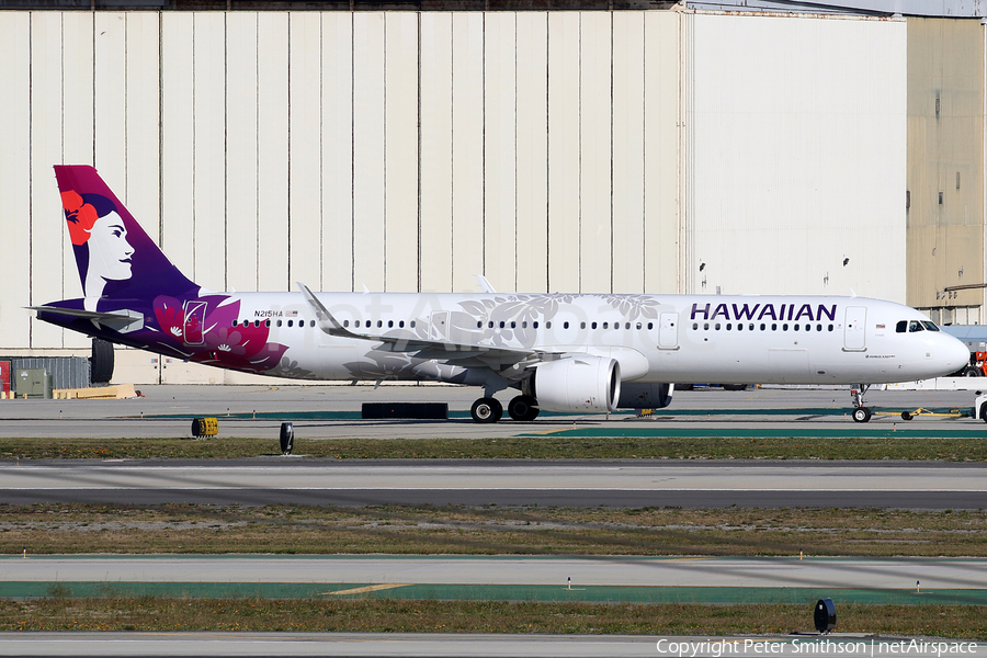 Hawaiian Airlines Airbus A321-271N (N215HA) | Photo 298491
