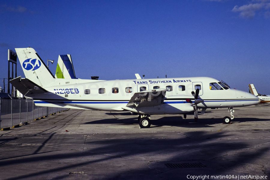 Trans Southern Airways Embraer EMB-110P1 Bandeirante (N216EB) | Photo 353261