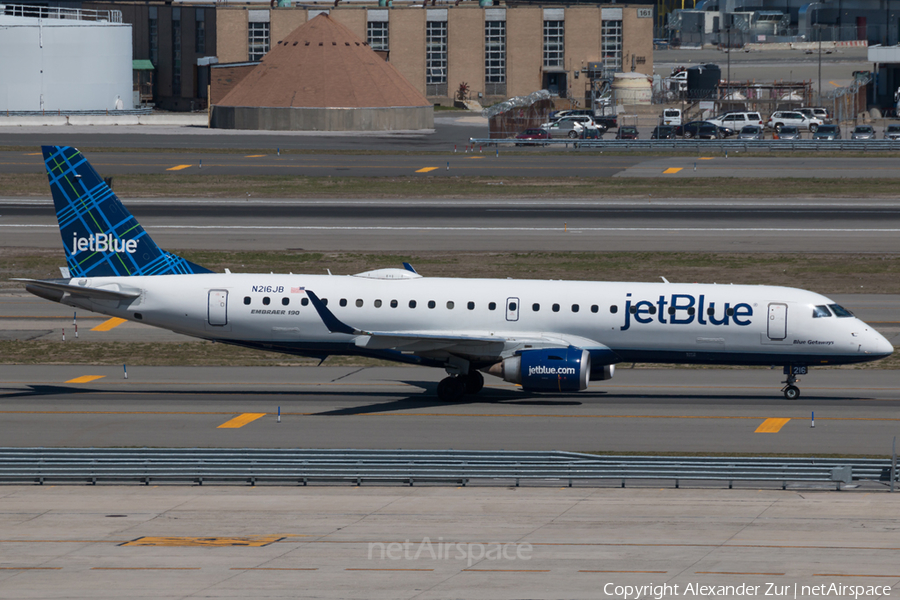 JetBlue Airways Embraer ERJ-190AR (ERJ-190-100IGW) (N216JB) | Photo 158357