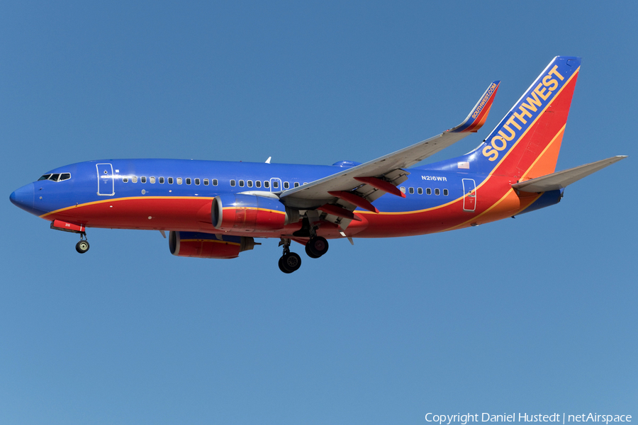 Southwest Airlines Boeing 737-7H4 (N216WR) | Photo 479267