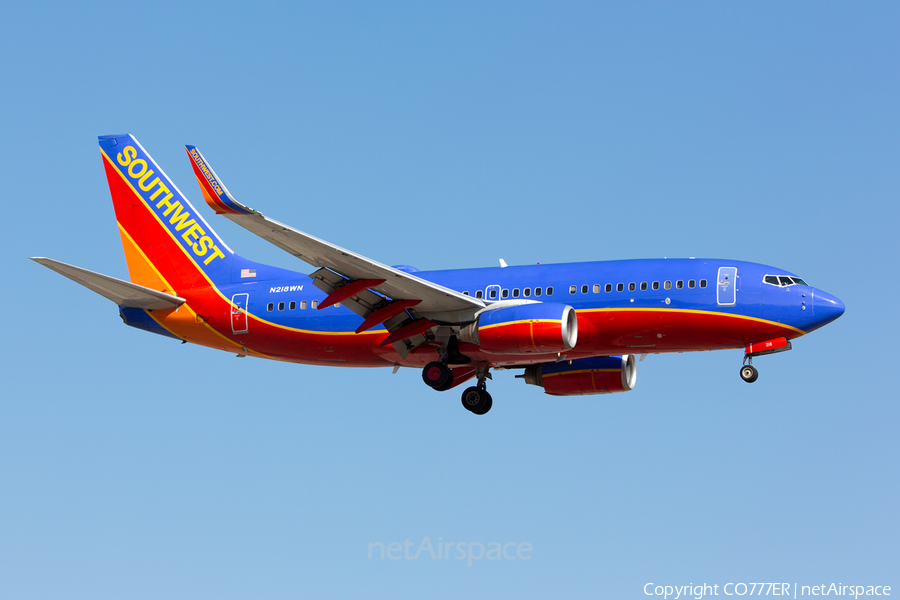 Southwest Airlines Boeing 737-7H4 (N218WN) | Photo 137629