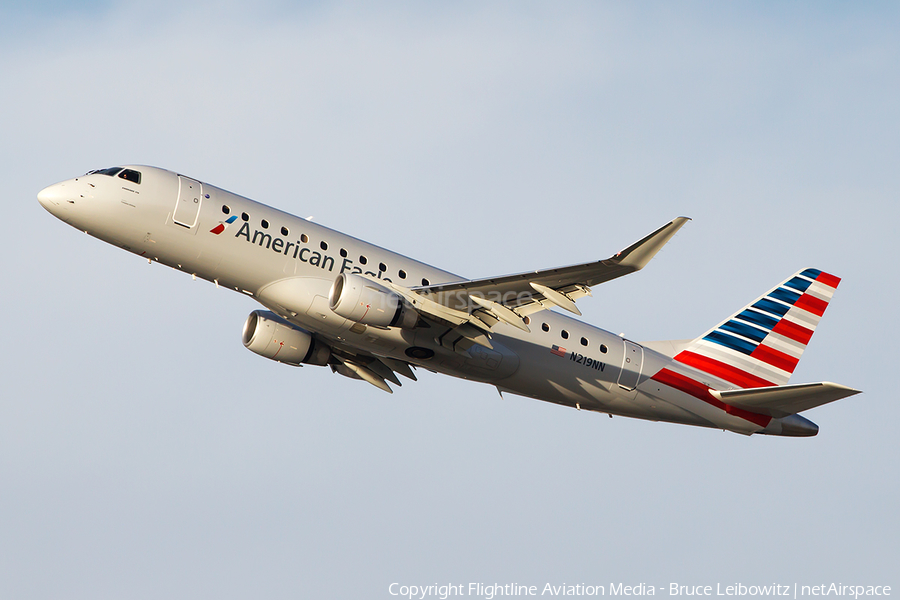 American Eagle (Compass Airlines) Embraer ERJ-175LR (ERJ-170-200LR) (N219NN) | Photo 101267