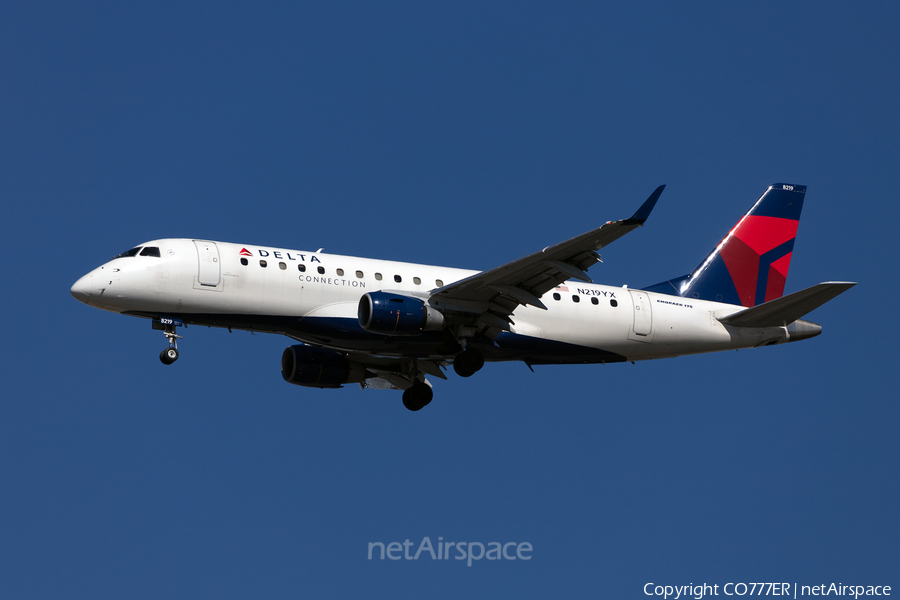 Delta Connection (Republic Airlines) Embraer ERJ-175LR (ERJ-170-200LR) (N219YX) | Photo 432754