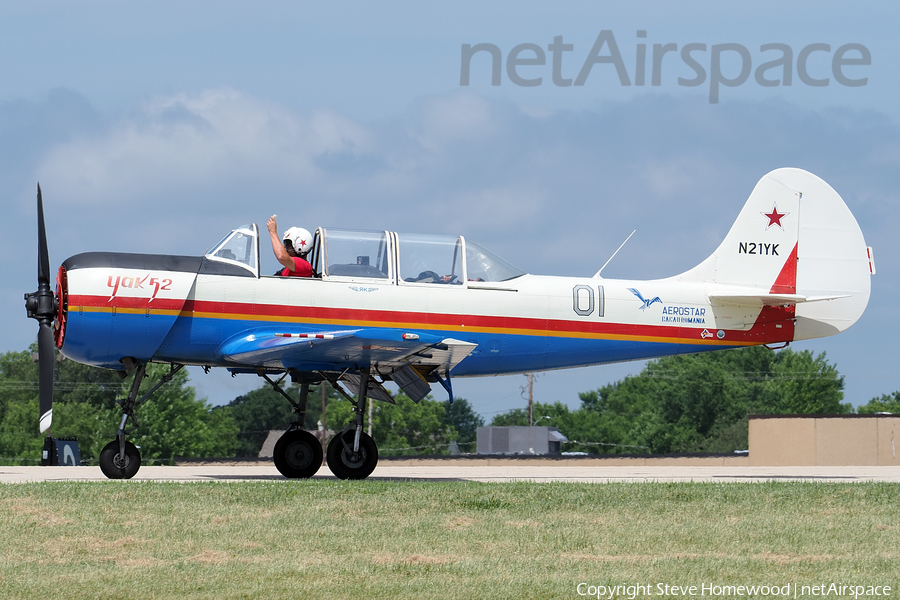 (Private) Yakovlev Yak-52M (N21YK) | Photo 348128