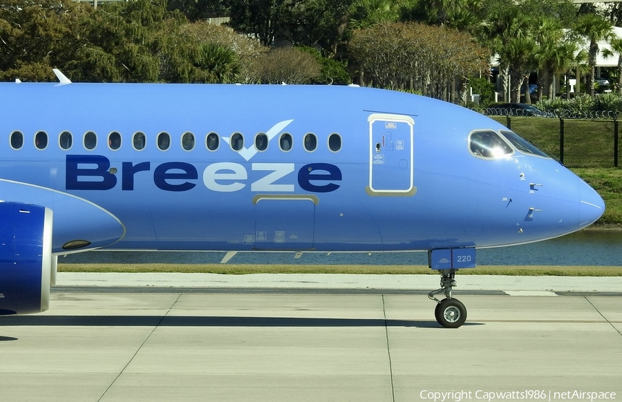 Breeze Airways Airbus A220-300 (N220BZ) | Photo 600972