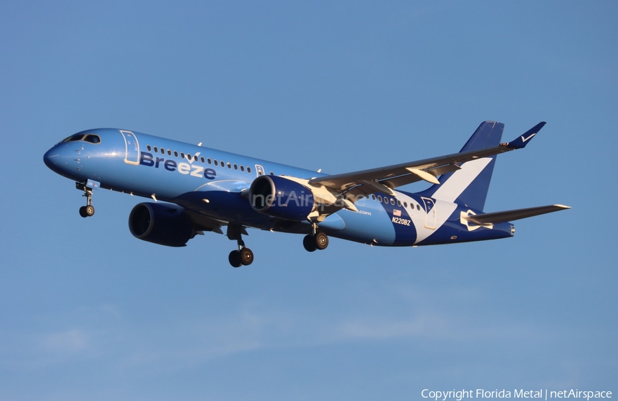Breeze Airways Airbus A220-300 (N220BZ) | Photo 609839