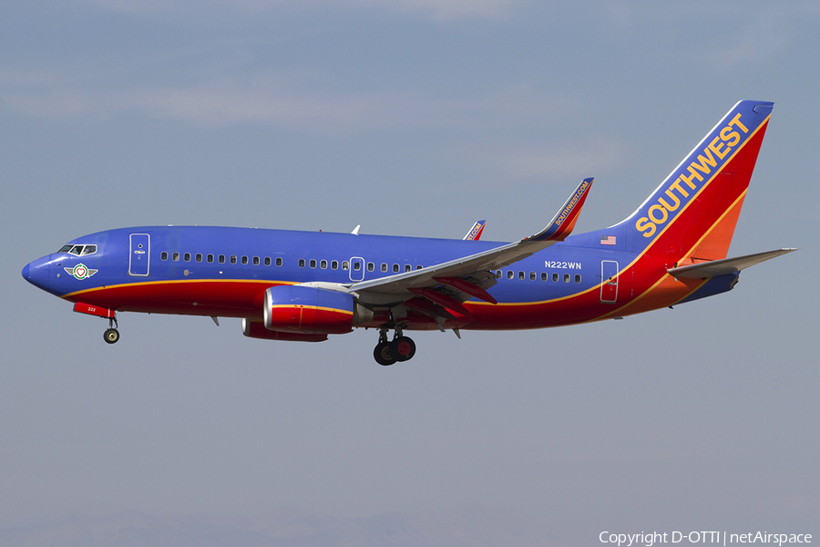 Southwest Airlines Boeing 737-7H4 (N222WN) | Photo 341113