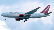 Omni Air International Boeing 767-224(ER) (N225AX) at  Balikpapan Sepinggan - International, Indonesia