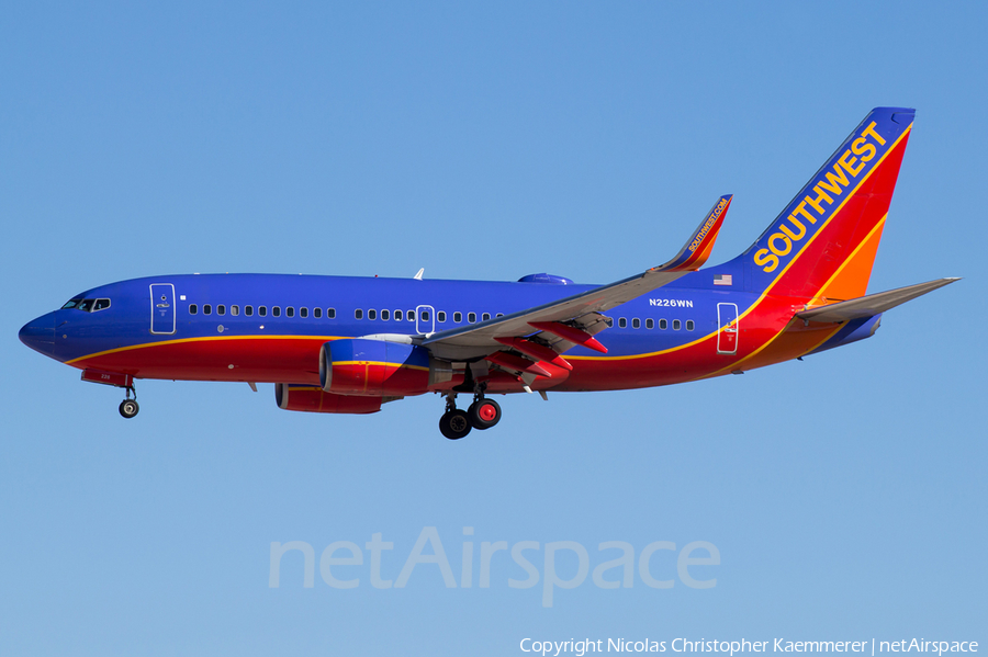 Southwest Airlines Boeing 737-7H4 (N226WN) | Photo 127224