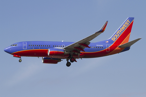 Southwest Airlines Boeing 737-7H4 (N228WN) at  Los Angeles - International, United States