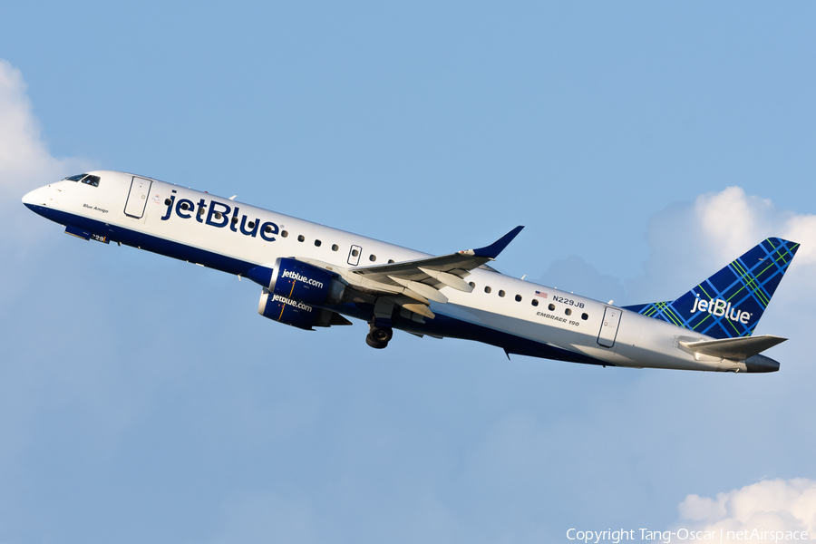 JetBlue Airways Embraer ERJ-190AR (ERJ-190-100IGW) (N229JB) | Photo 543665