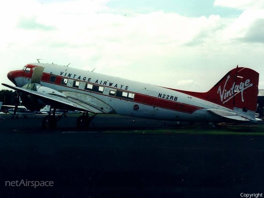 Vintage Airways Douglas DC-3A (N22RB) | Photo 406478