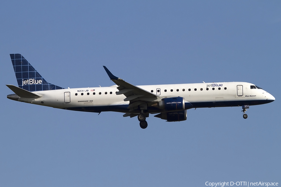 JetBlue Airways Embraer ERJ-190AR (ERJ-190-100IGW) (N231JB) | Photo 454227