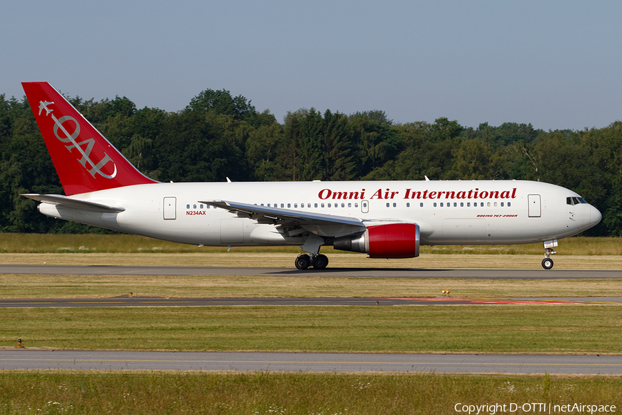 Omni Air International Boeing 767-224(ER) (N234AX) | Photo 453621