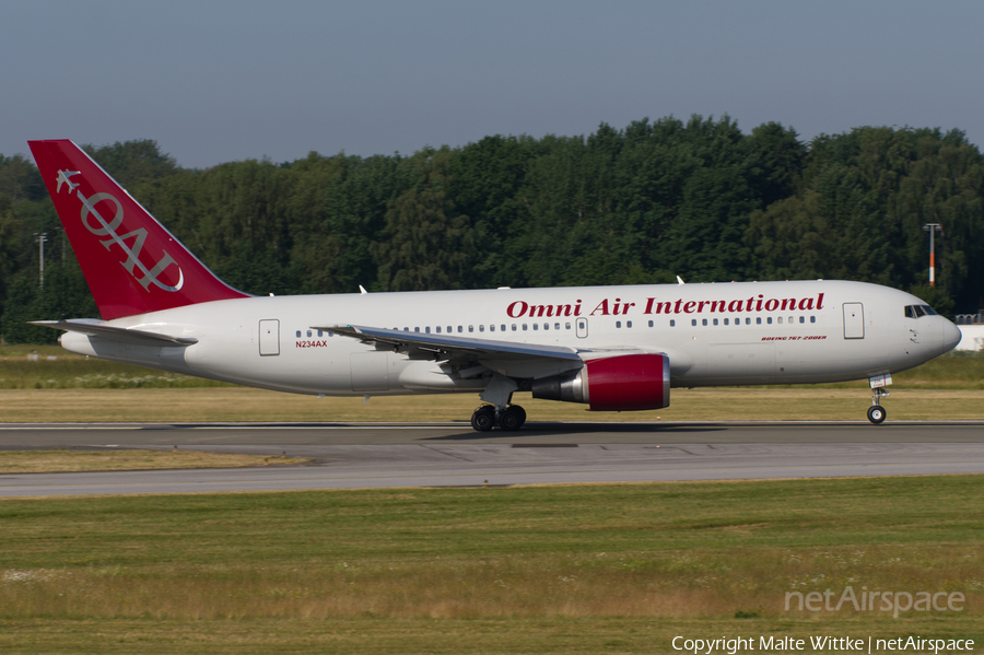 Omni Air International Boeing 767-224(ER) (N234AX) | Photo 453876