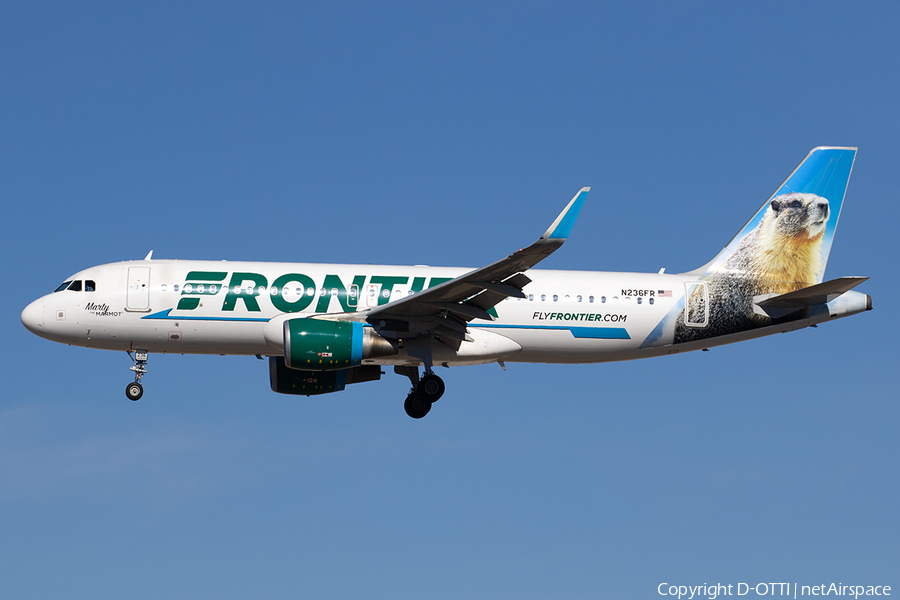 Frontier Airlines Airbus A320-214 (N236FR) | Photo 547292