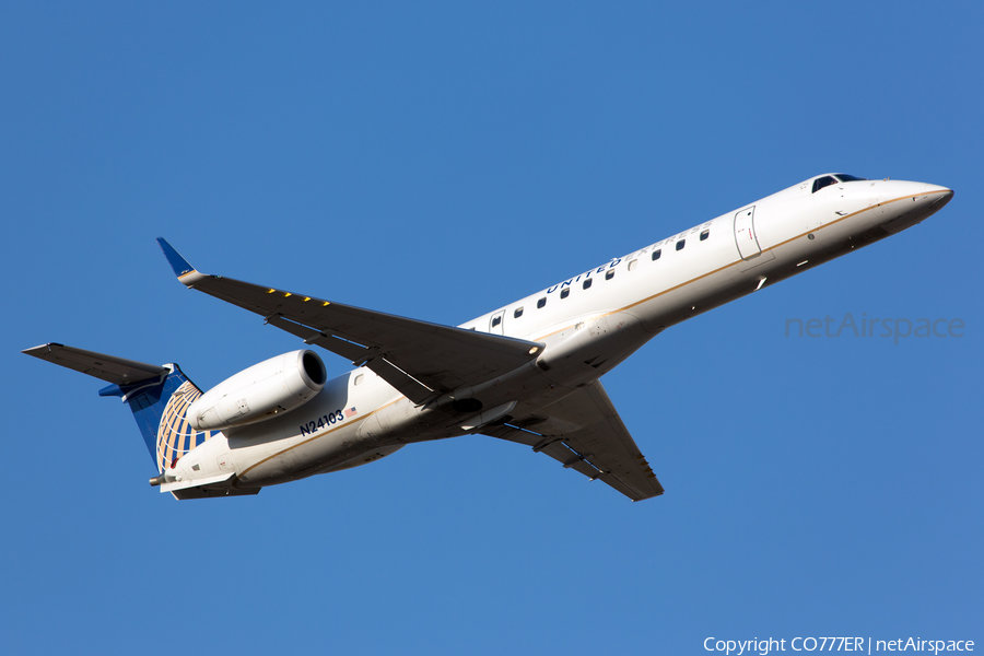 United Express (ExpressJet Airlines) Embraer ERJ-145XR (N24103) | Photo 22676