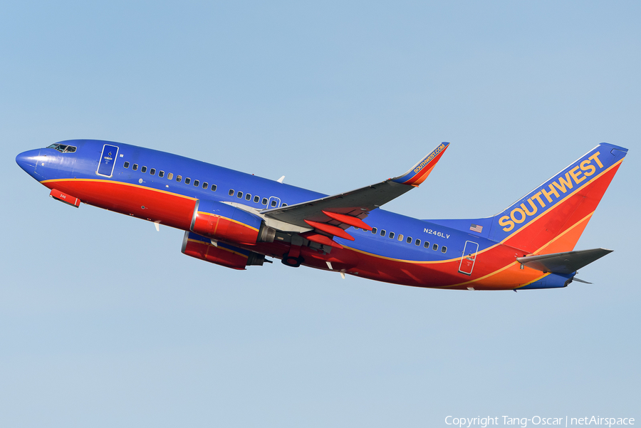 Southwest Airlines Boeing 737-7H4 (N246LV) | Photo 544393